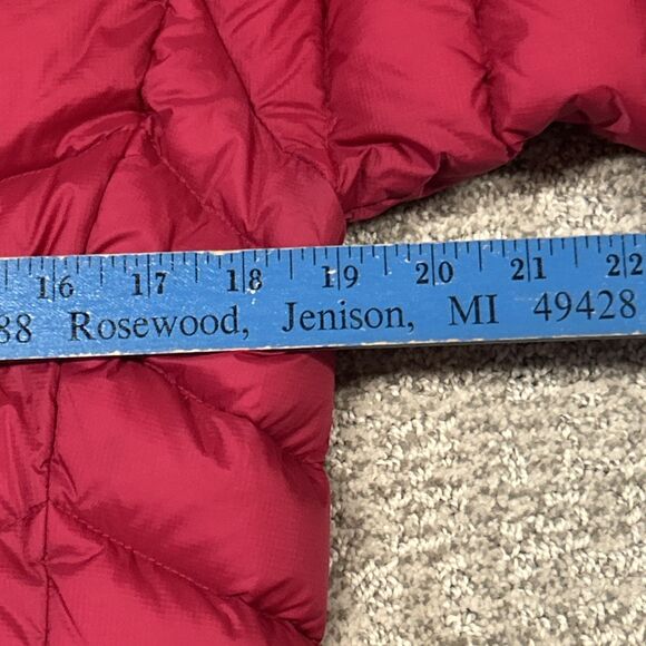 PrAna Lyra Jacket Womens Large Pink Down Packable Water Resistant Puffer Pockets - Picture 9 of 10